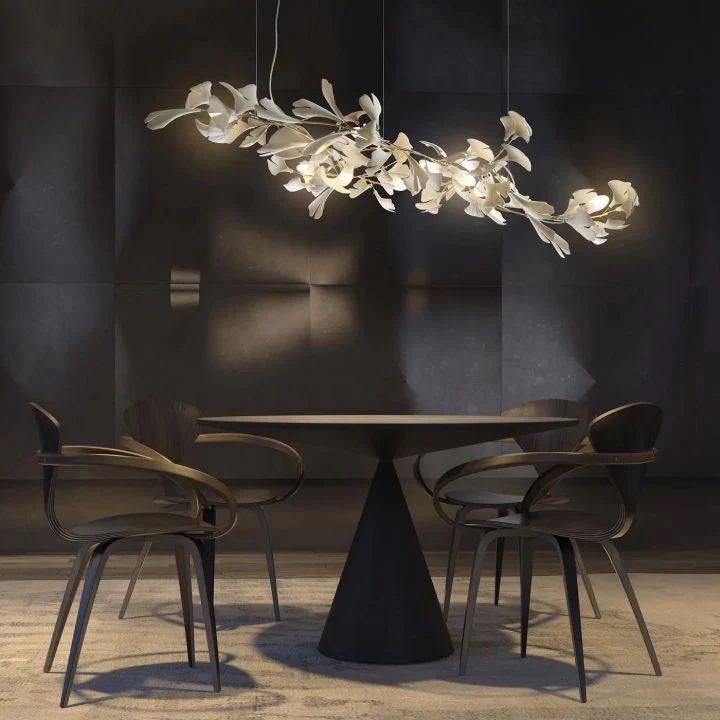 Ceramic Gingko Luxury Chandelier Style I - Image 8