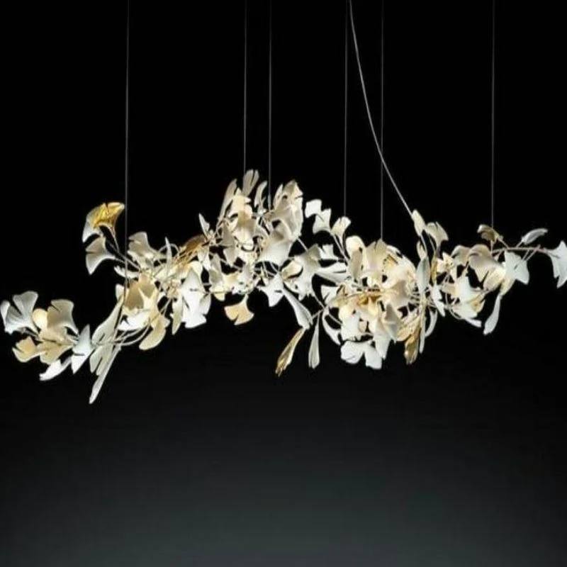 Ceramic Ginkgo Branch Chandelier Light - Image 7