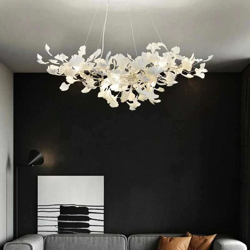 Ceramic Ginkgo Modern Chandelier - Image 2