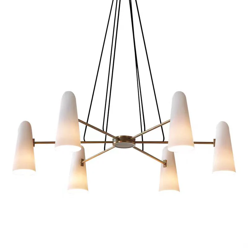 Modern Style Round Cone Glass Chandelier for Bedroom/Living Room/Dining Room - Image 15