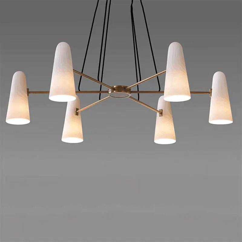 Modern Style Round Cone Glass Chandelier for Bedroom/Living Room/Dining Room - Image 16