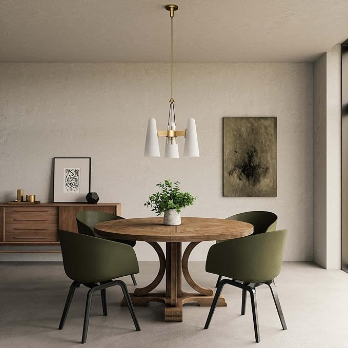 Modern Style Round Cone Glass Chandelier for Bedroom/Living Room/Dining Room - Image 3