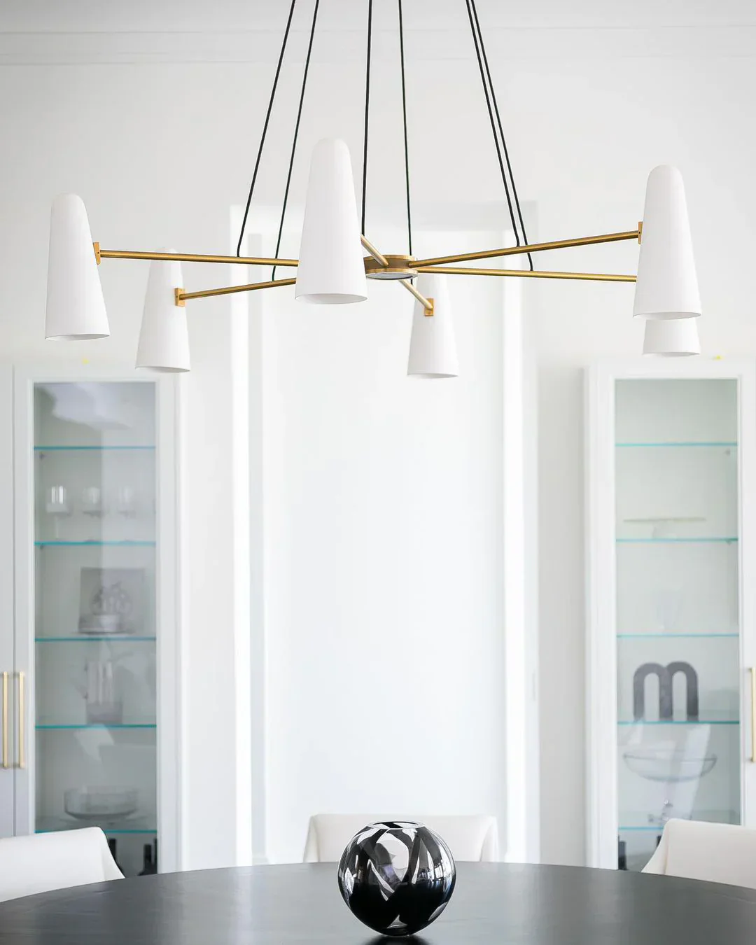 Modern Style Round Cone Glass Chandelier for Bedroom/Living Room/Dining Room - Image 7