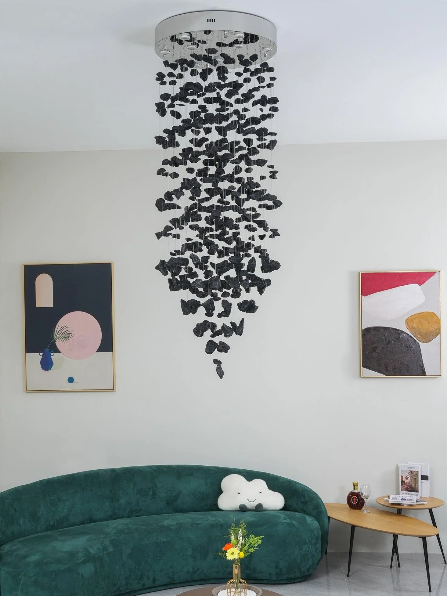 Black Stones Chandeliers - Image 16