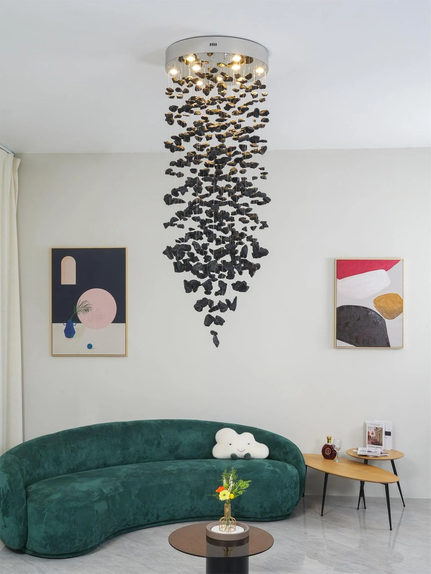 Black Stones Chandeliers - Image 19