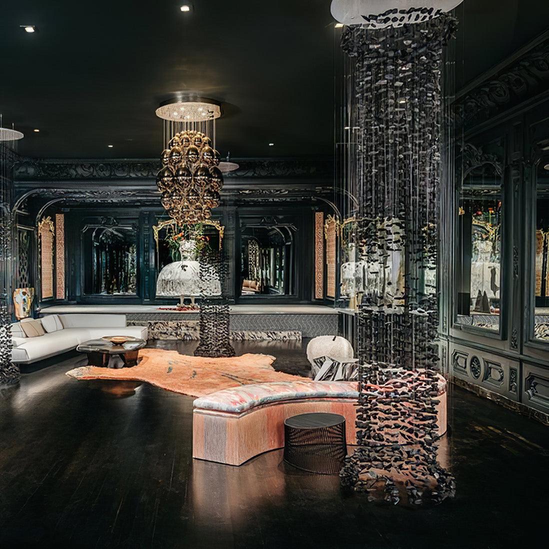 Black Stones Chandeliers - Image 37