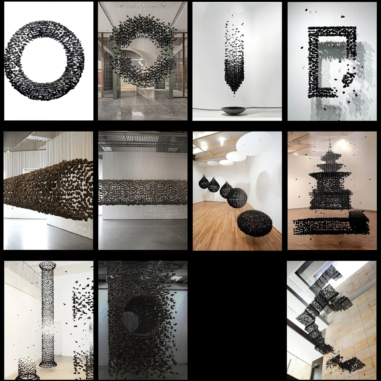 Black Stones Chandeliers - Image 44
