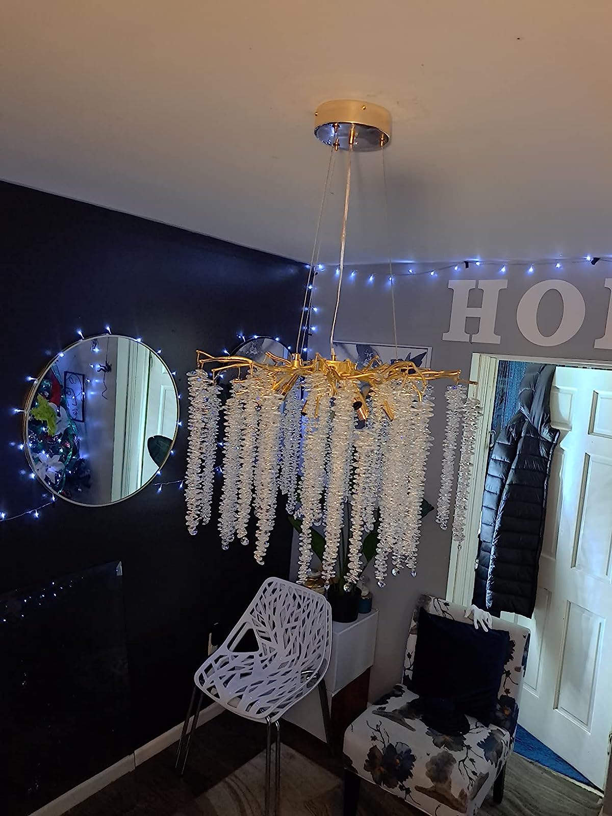 Branch Style Ceiling Light Crystal icicle Chandelier For Dining Table for Modern Home - Image 14