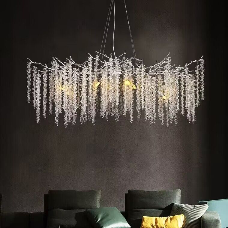Branch Style Ceiling Light Crystal icicle Chandelier For Dining Table for Modern Home - Image 22