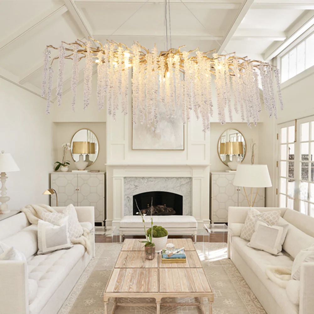 Branch Style Ceiling Light Crystal icicle Chandelier For Dining Table for Modern Home - Image 7