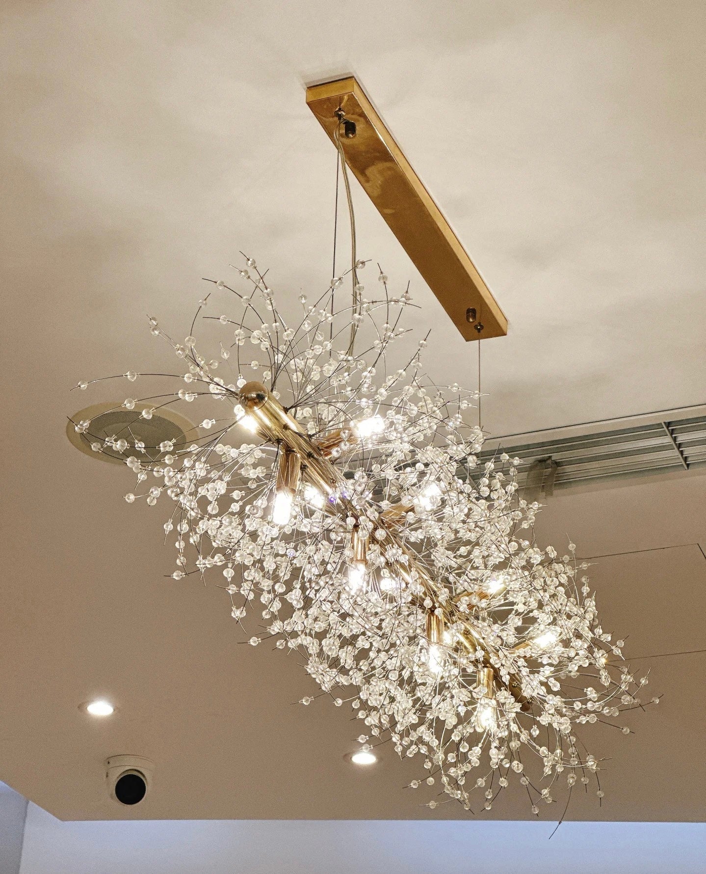 Dandelion Crystal Chandelier Light Firefly/ Glowworm Hanging Lamp Pendant For Rectangle Dining Room - Image 11