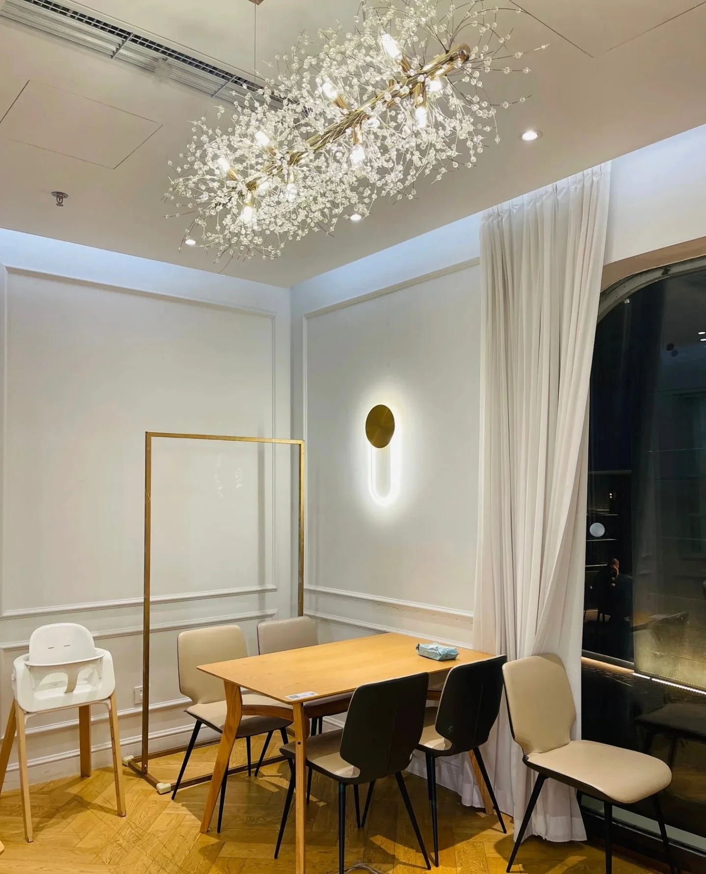 Dandelion Crystal Chandelier Light Firefly/ Glowworm Hanging Lamp Pendant For Rectangle Dining Room - Image 12