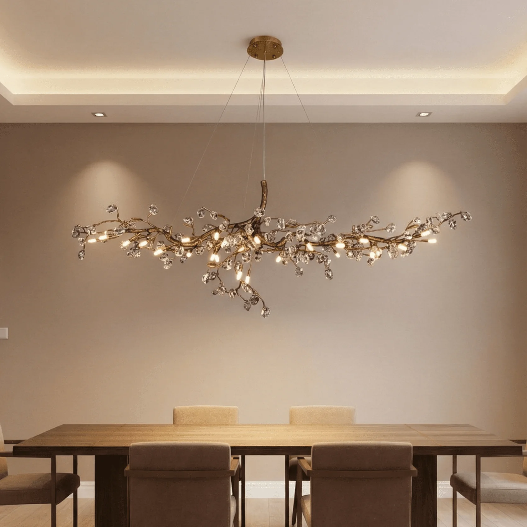 Cherry Blossom Branch Tree Chandelier - Image 7