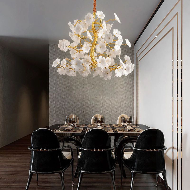 Cherry Dining Room Branch Chandelier - Image 3