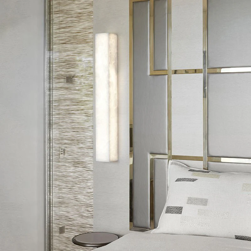 Chloe Indoor Kitchen Island Alabaster Wall Light - Image 2