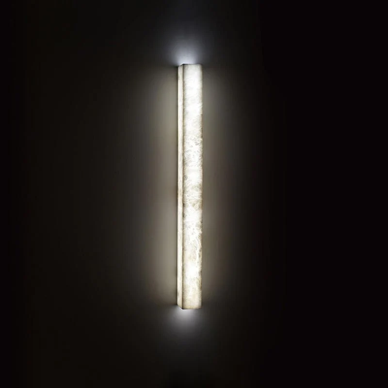 Chloe Indoor Kitchen Island Alabaster Wall Light - Image 4