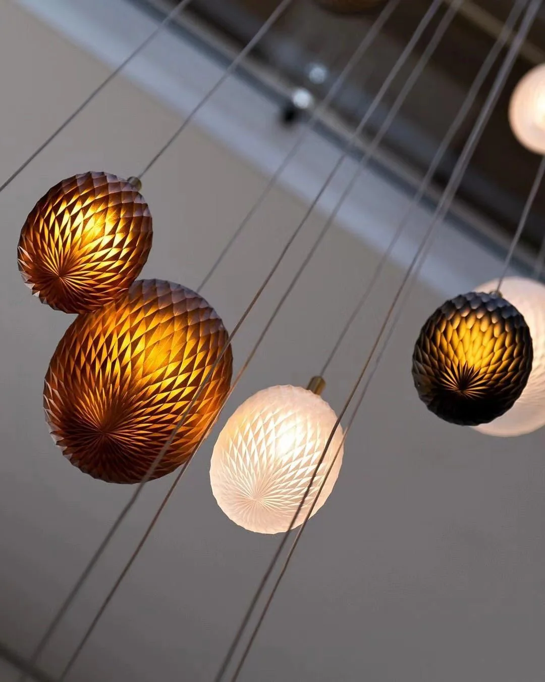 Galaxy Chromatic Gem Drop Spiral  Chandelier - Image 14