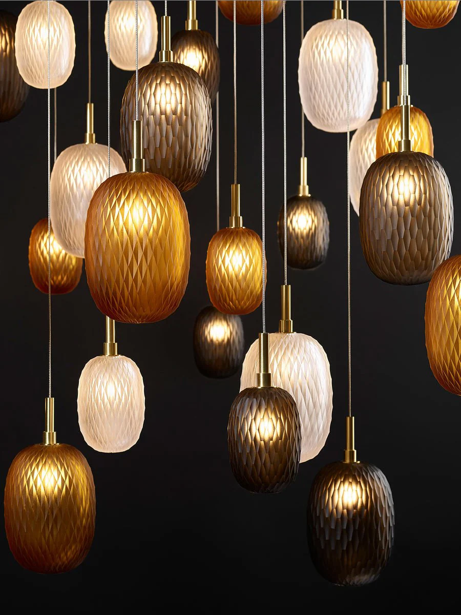 Galaxy Chromatic Gem Drop Spiral  Chandelier - Image 34
