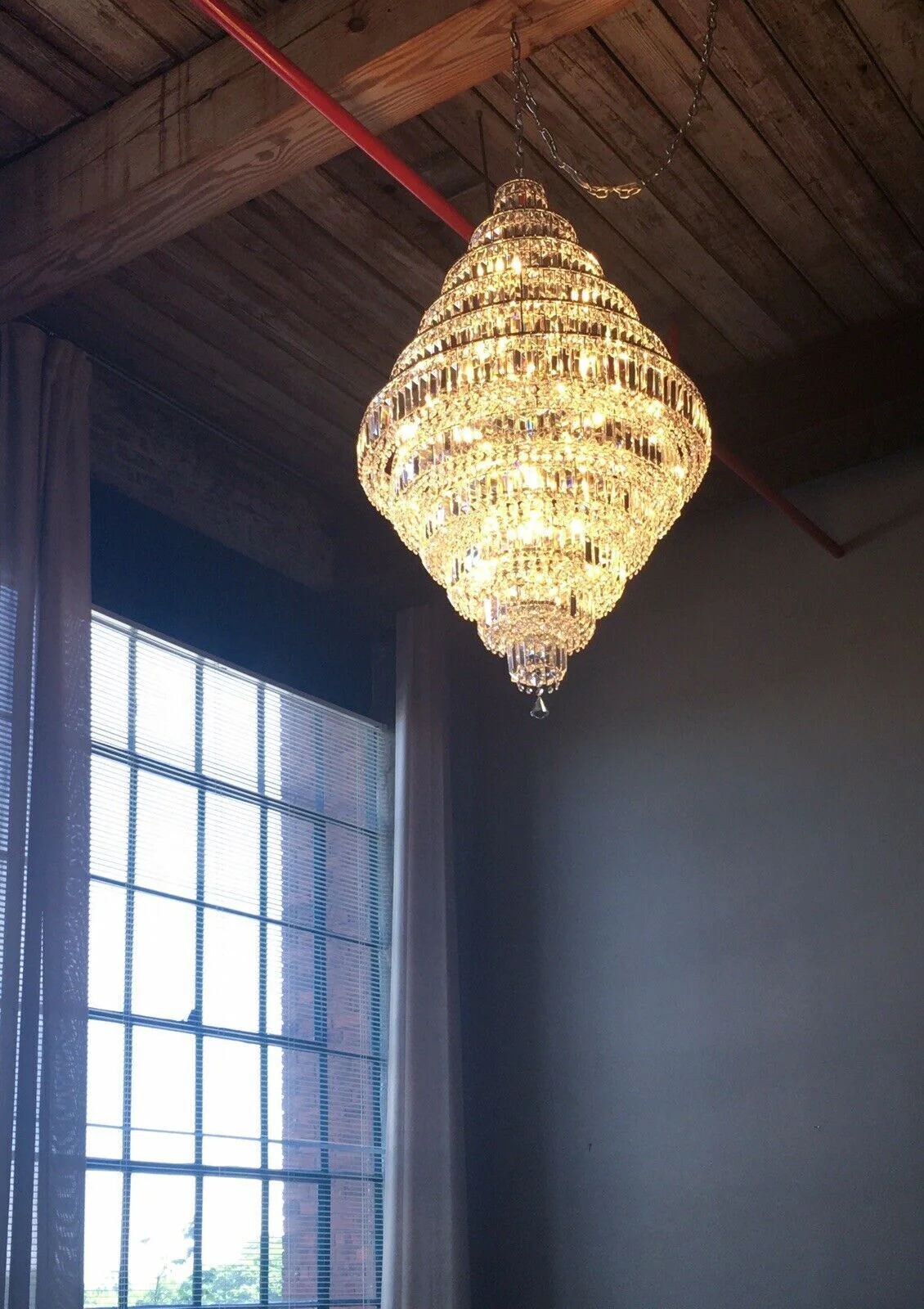 Chrome/ Silver/ Gold Extra Large Chandelier For Foyer Living Room Staircase Crystal Ceiling Lighting Fixture - Image 11