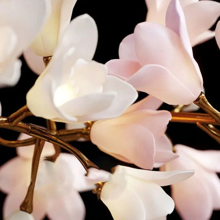 Circular Blossom Ceramic Chandelier - Image 13