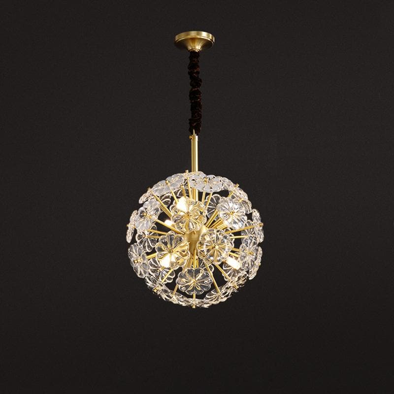 Classic Brass Dandelion Chandelier - Image 2