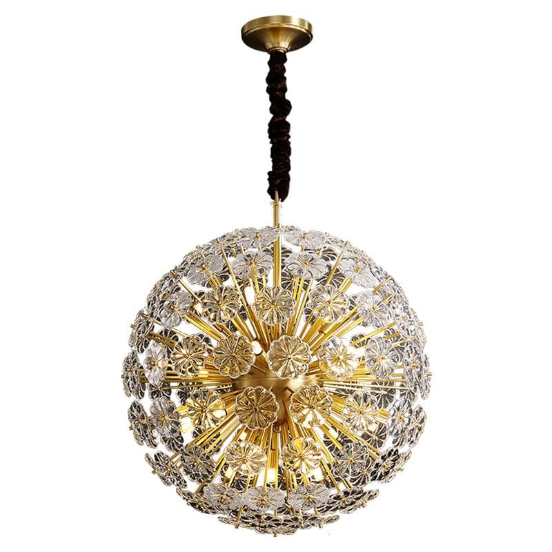 Classic Brass Dandelion Chandelier - Image 4