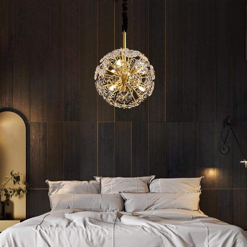 Classic Brass Dandelion Chandelier - Image 5