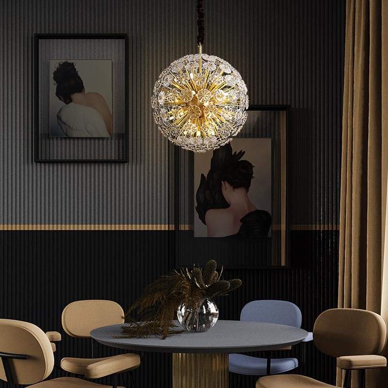 Classic Brass Dandelion Chandelier - Image 6