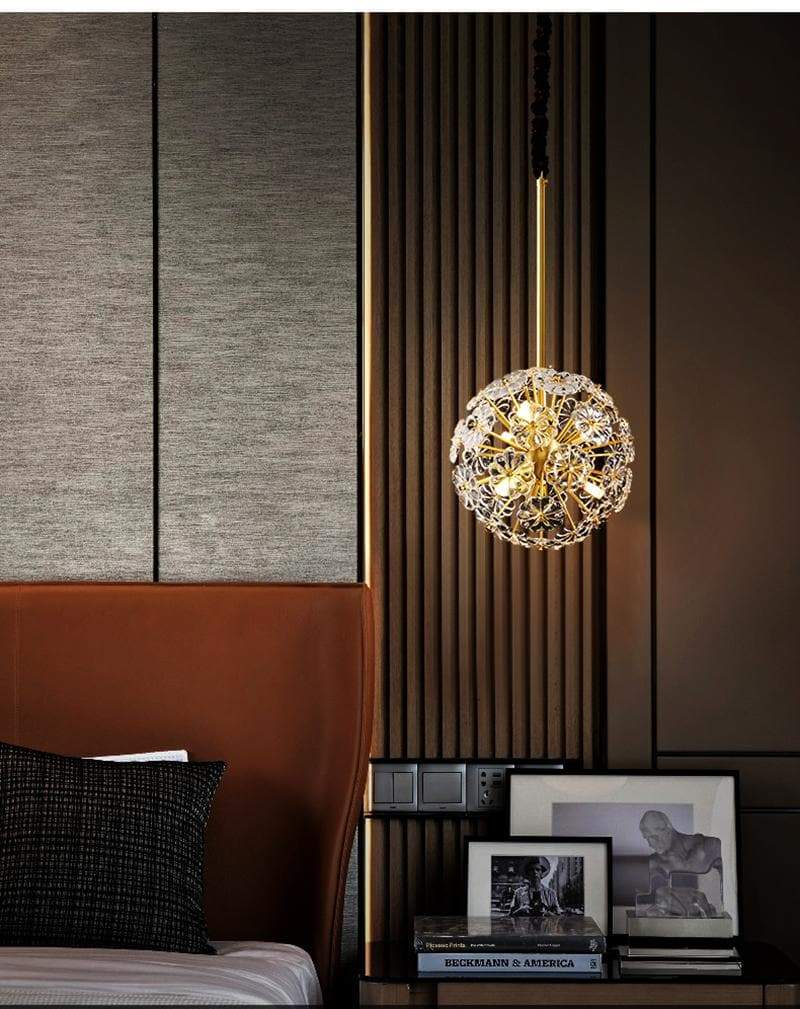 Classic Brass Dandelion Chandelier - Image 7