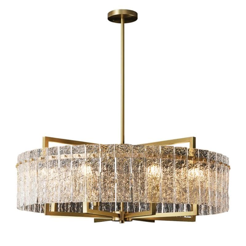 Classic Moire Crystal Round Chandelier - Image 5