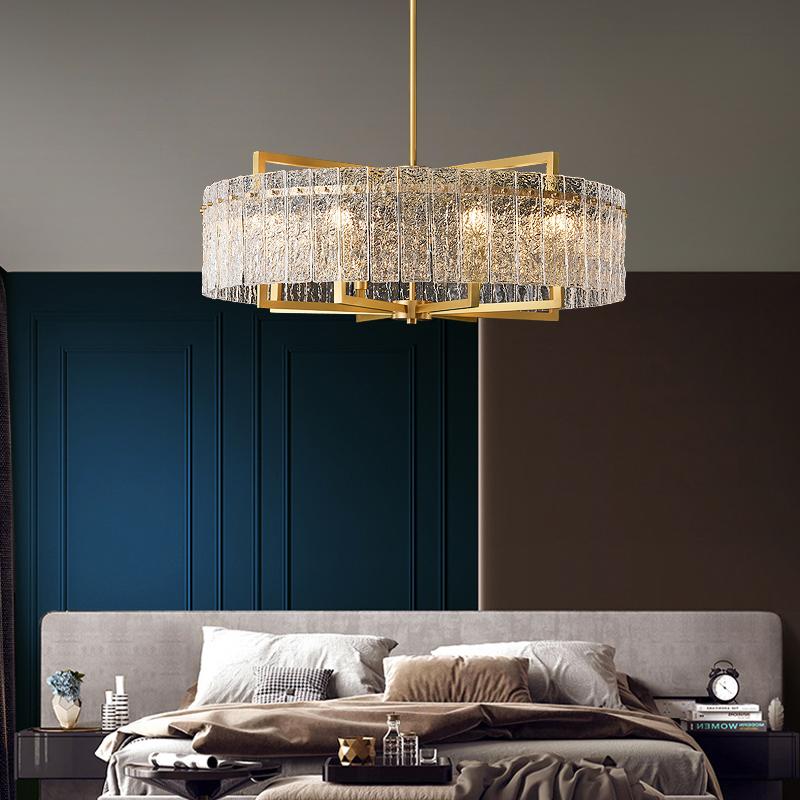 Classic Moire Crystal Round Chandelier - Image 6
