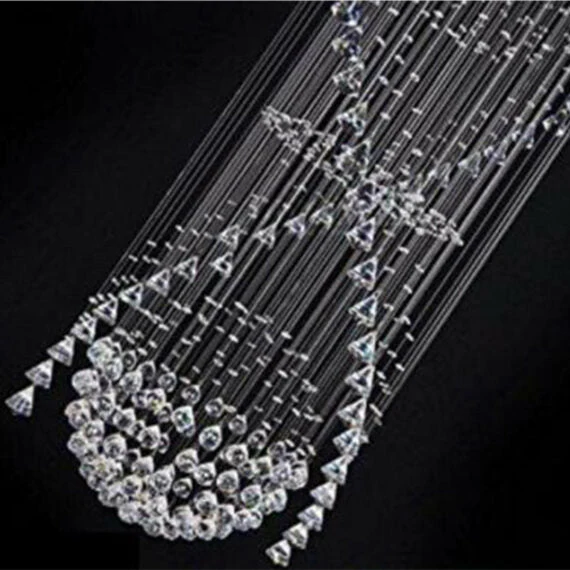 Classic Streamlined Clear Crystal Chandelier - Image 6