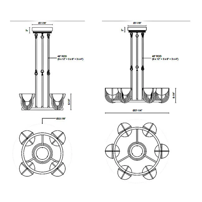 Empyrea Alabaster Chandelier - Image 2
