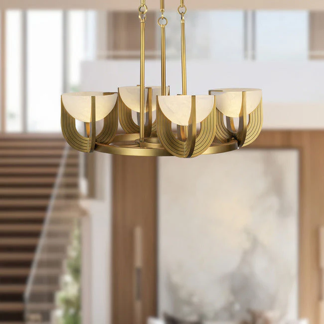 Empyrea Alabaster Chandelier - Image 4