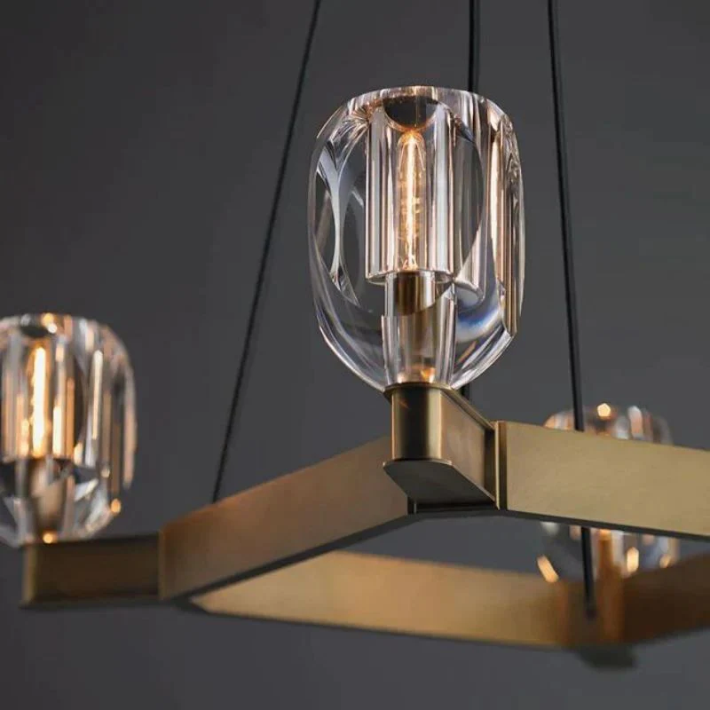 Cono Crystal  8-Lights Dining Pendant - Image 4