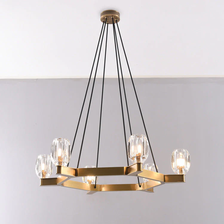 Linna Crystal Round Chandelier - Image 3