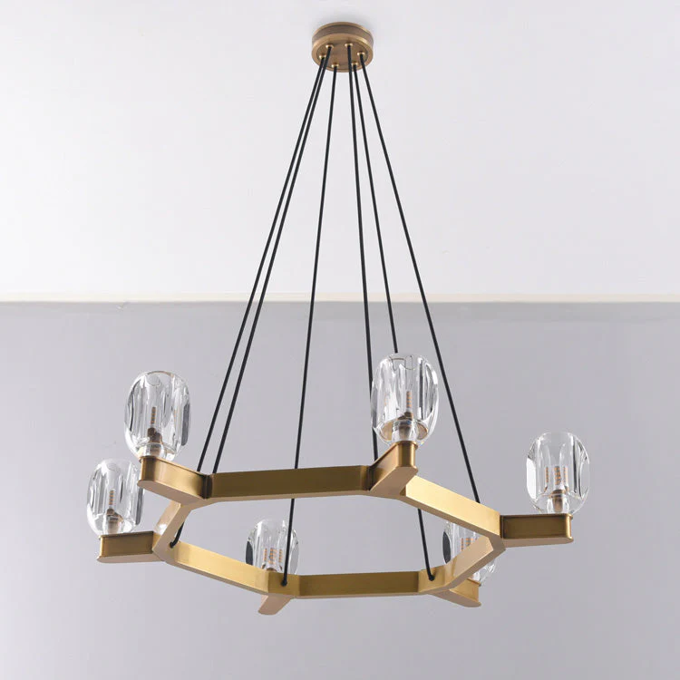 Linna Crystal Round Chandelier - Image 6