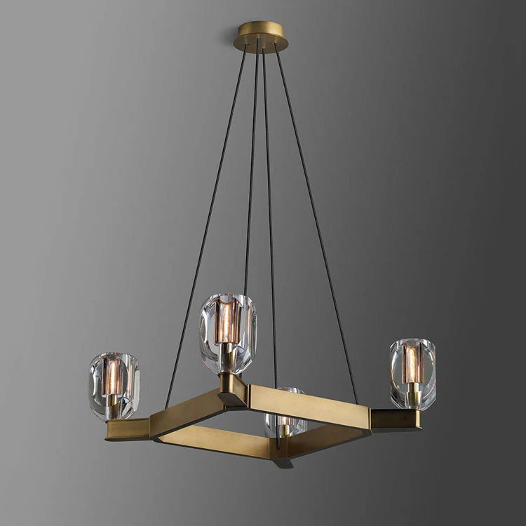 Linna Square Crystal Chandelier - Image 2
