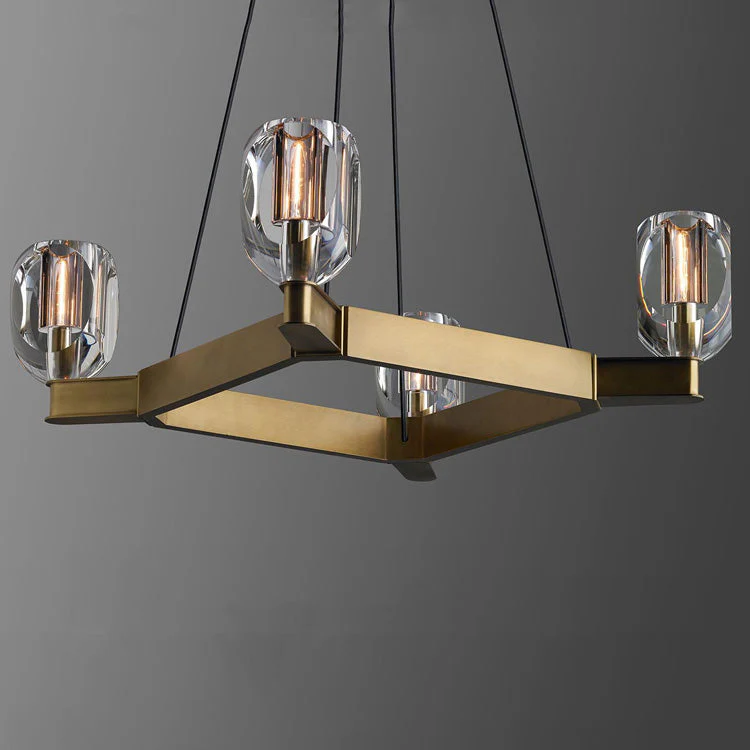 Linna Square Crystal Chandelier - Image 3