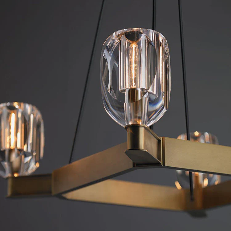 Linna Square Crystal Chandelier - Image 4