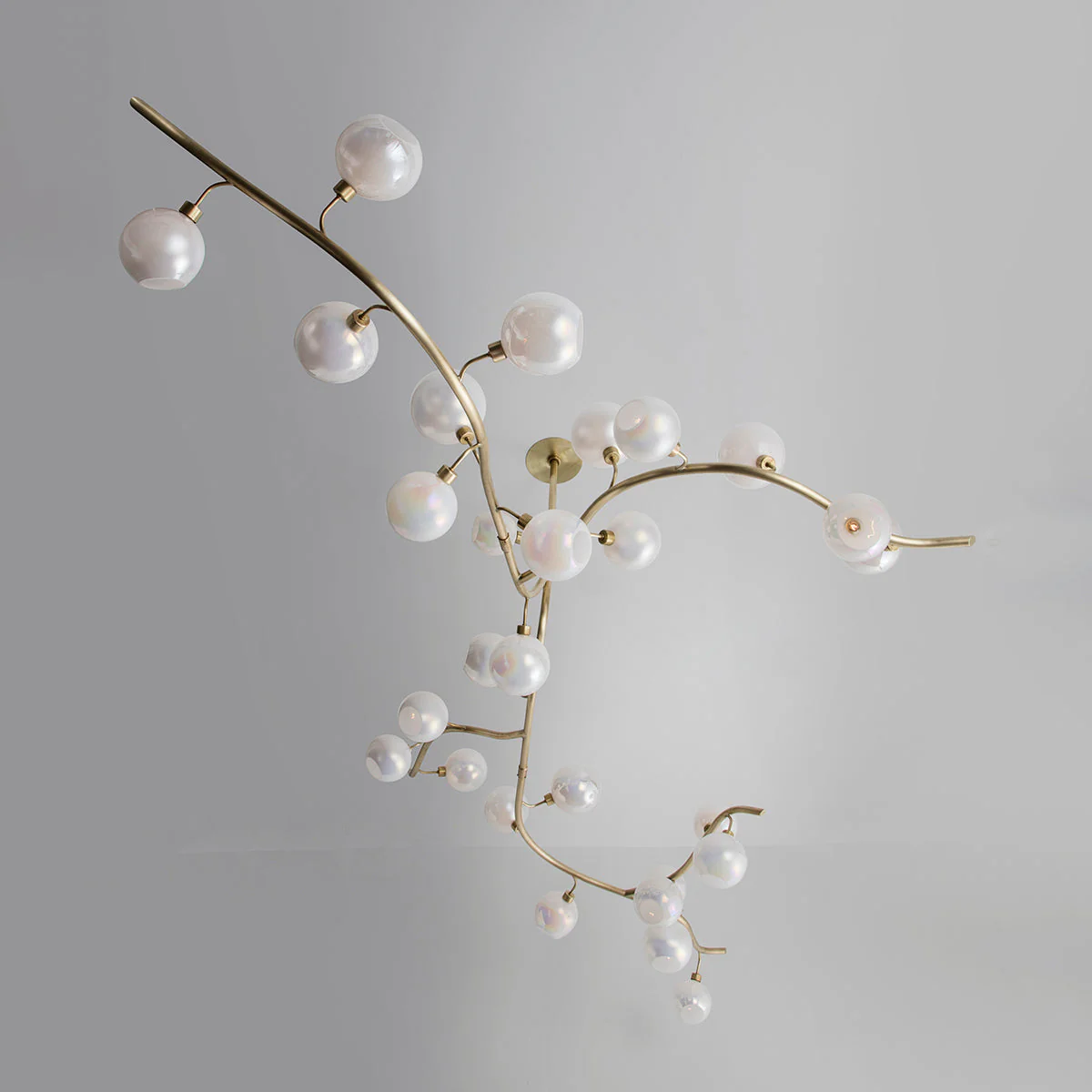 Contemporary Hand-blown Glass Globes Branch Chandelier for Dining Room Living Room and Kitchen Island - Image 10