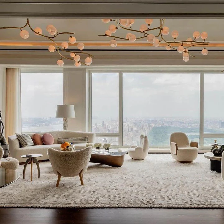 Contemporary Hand-blown Glass Globes Branch Chandelier for Dining Room Living Room and Kitchen Island - Image 5