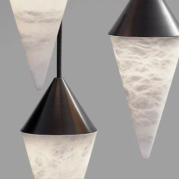 Conus Alabaster Chandelier - Image 2