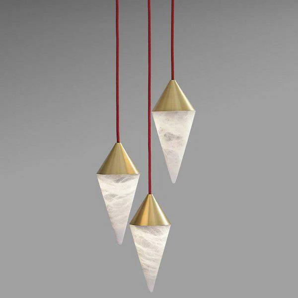 Conus Alabaster Chandelier - Image 8