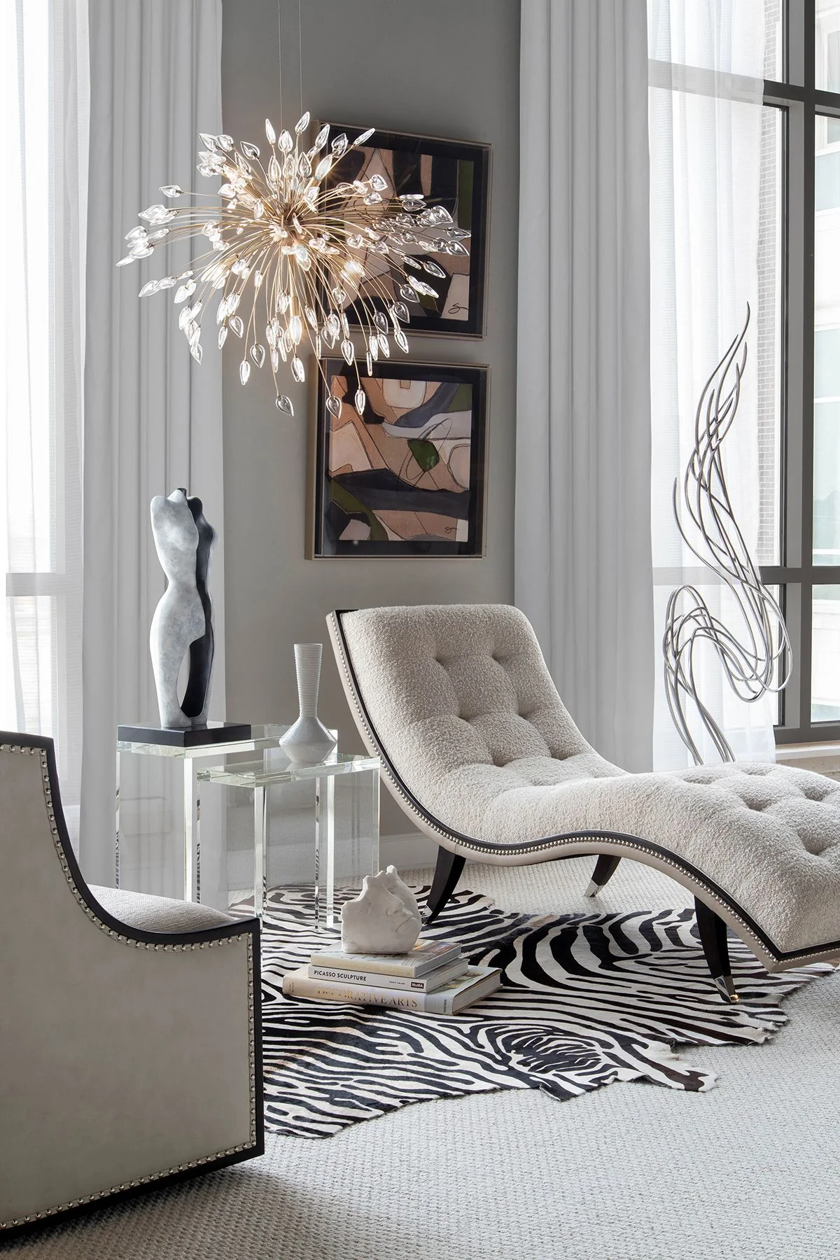 Reveille Crystal Constellation Seven-Light Pendant Chandelier - Image 2