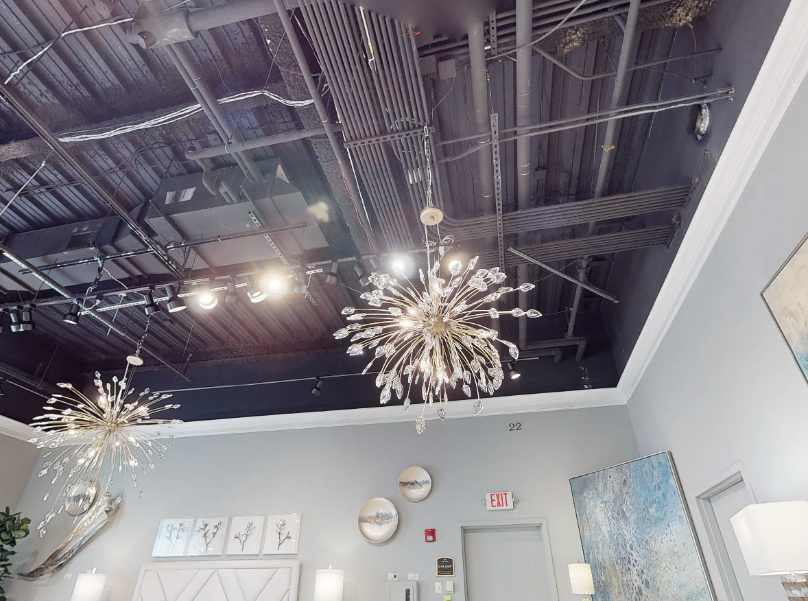 Reveille Crystal Constellation Seven-Light Pendant Chandelier - Image 3