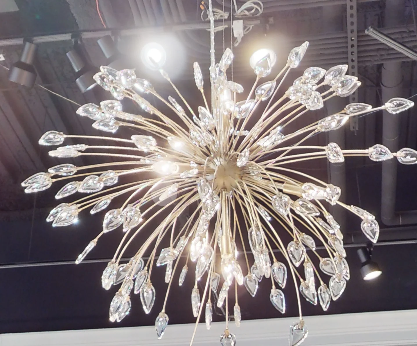 Reveille Crystal Constellation Seven-Light Pendant Chandelier - Image 4