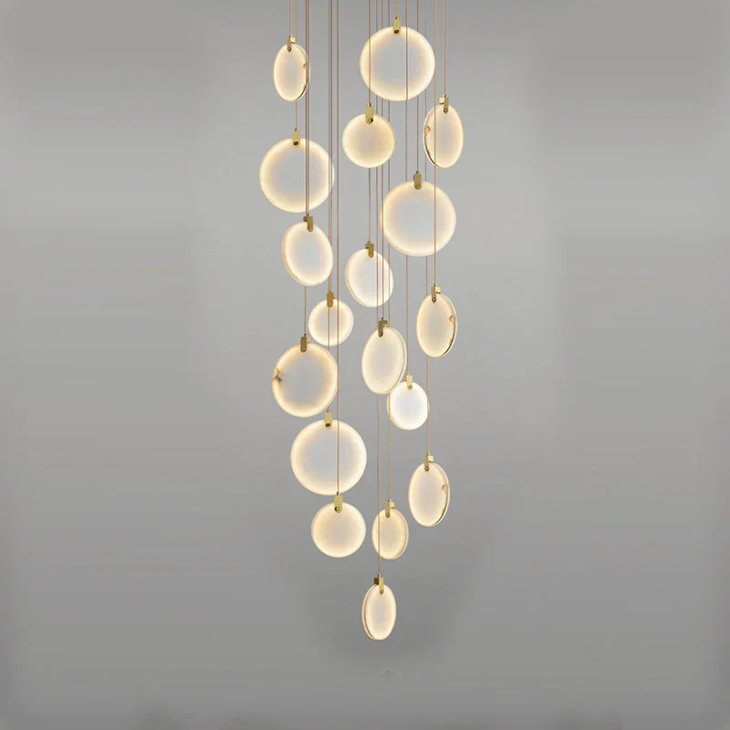 Alabaster Cuboid Dining Room Chandelier,Dining Room Chandelie - Image 10
