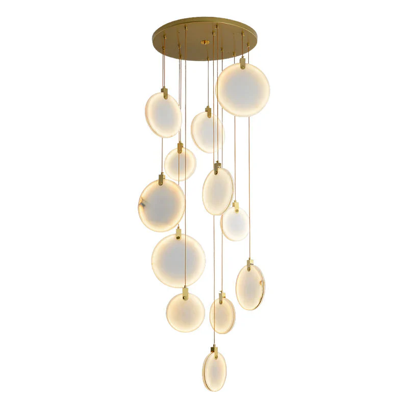 Alabaster Cuboid Dining Room Chandelier,Dining Room Chandelie - Image 5