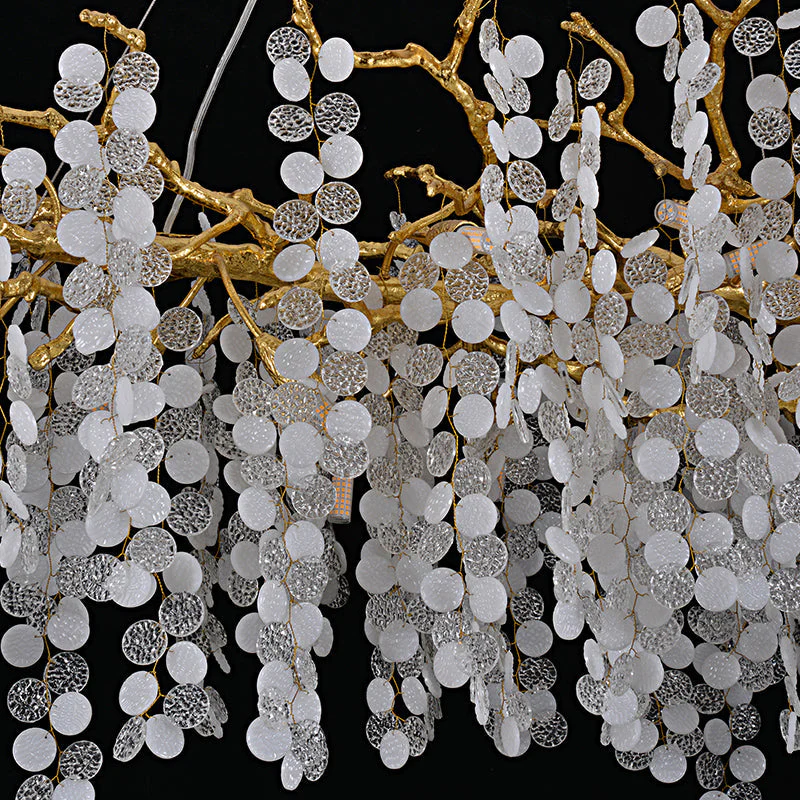 Glimmering Branches Chandelier with Glass Drops - Image 3